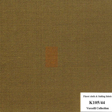 K105/44 Vercelli CXM - Vải Suit 95% Wool - Vàng Trơn
